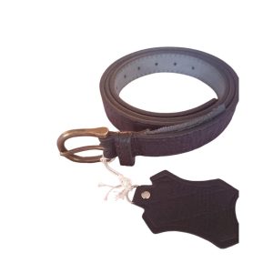 Cinturón de dama piel café