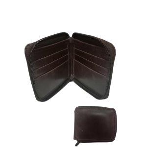 Cartera color café de cabello